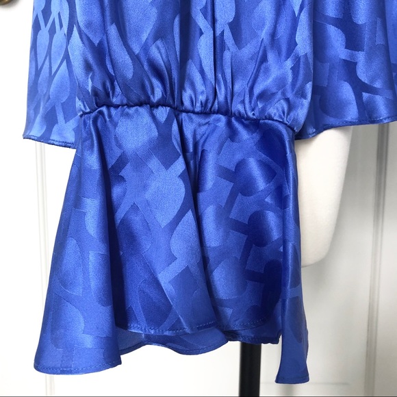 ❤️ SALONI Silk Satin Jacquard Top - Picture 6 of 14